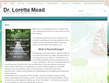 Tablet Screenshot of drlorettamead.com
